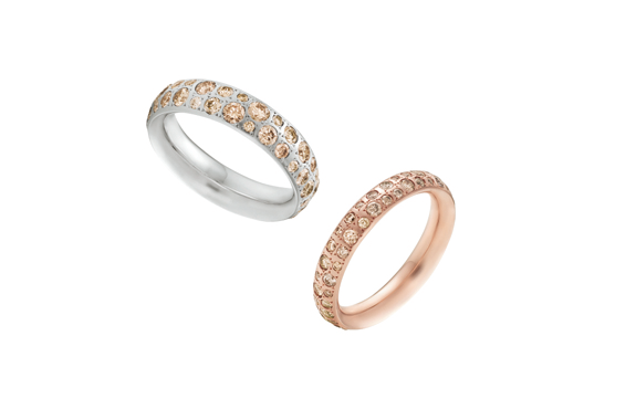 KASHIKEY THE BAND ブラウンダイヤリング | 宝石・結婚指輪・高級時計